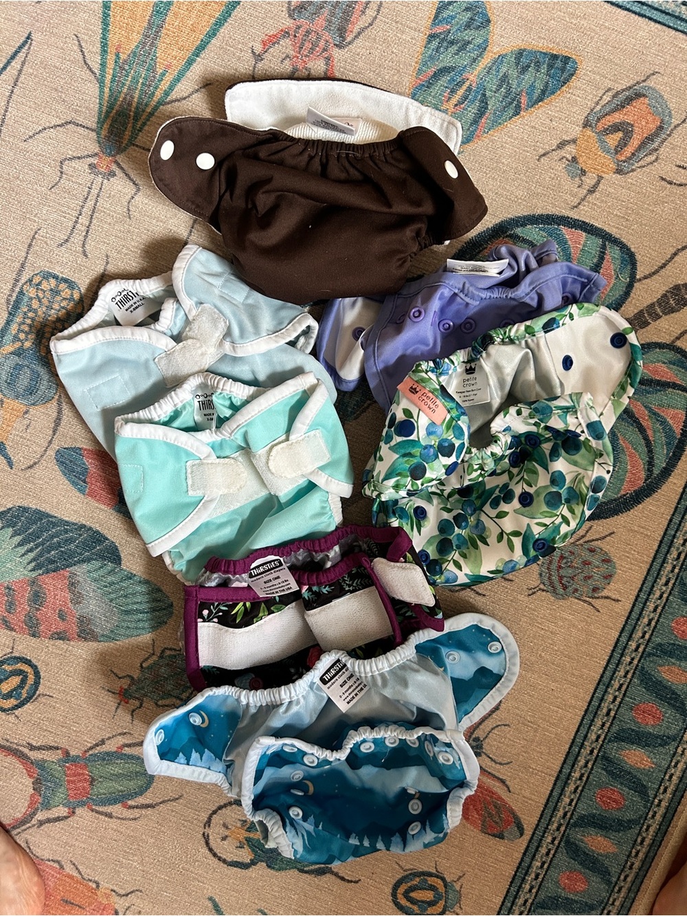 Small Cloth Diaper Bundle, 6-18 lbs